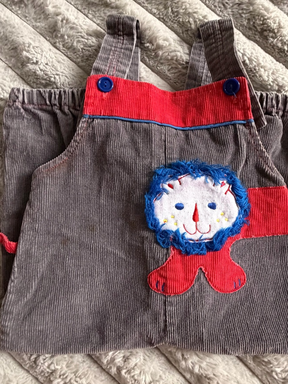 Vintage Tiny Tots Original Lion Overalls